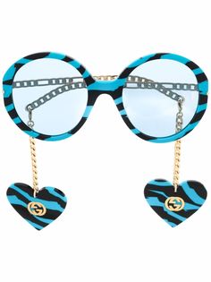 Gucci Eyewear солнцезащитные очки в круглой оправе