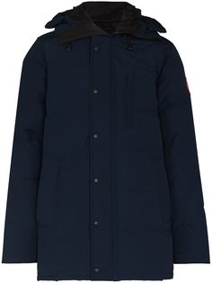 Canada Goose пуховик Carson с нашивкой-логотипом