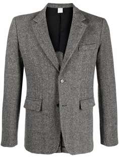 Comme Des Garçons Shirt однобортный пиджак с узором в елочку