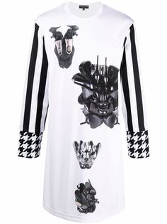 Comme Des Garçons Homme Plus футболка с длинными рукавами и графичным принтом