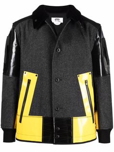 Junya Watanabe MAN куртка-рубашка с графичным принтом