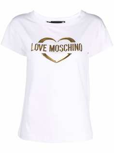 Love Moschino футболка с логотипом