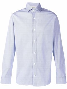Z Zegna рубашка в клетку