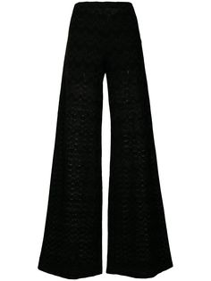 M Missoni брюки с узором зигзаг