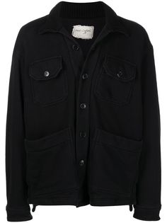 Greg Lauren куртка-рубашка Work с длинными рукавами