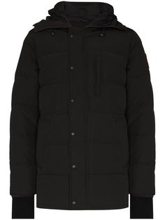 Canada Goose пуховик Carson с нашивкой-логотипом