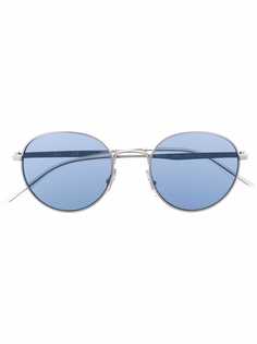 Ray-Ban солнцезащитные очки в круглой оправе с логотипом