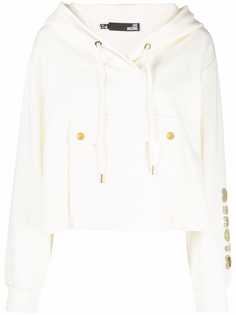 Love Moschino худи с нашивкой-логотипом