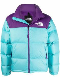 The North Face пуховик в стиле колор-блок