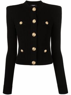 Balmain короткий кардиган на пуговицах