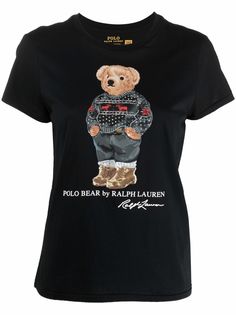 Polo Ralph Lauren футболка с принтом Polo Bear