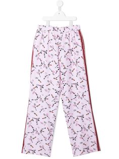 Monnalisa брюки с принтом