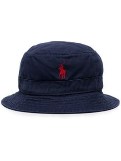 Polo Ralph Lauren панама с вышитым логотипом