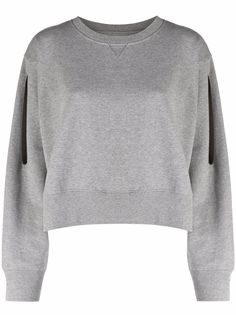 MM6 Maison Margiela толстовка с разрезами на рукавах