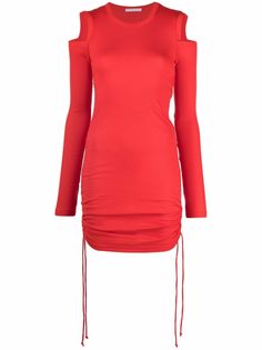 Helmut Lang короткое платье с вырезами
