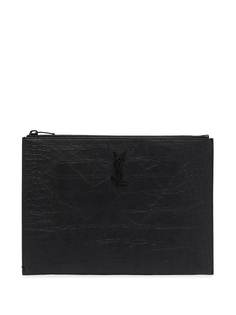 Saint Laurent сумка для планшета с монограммой