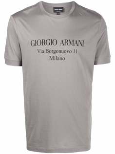 Giorgio Armani футболка с логотипом