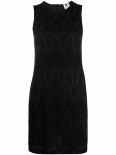 M Missoni платье мини с узором зигзаг