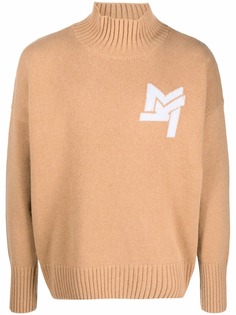 Maison Kitsuné шерстяной джемпер с высоким воротником