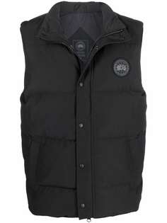 Canada Goose дутый жилет с нашивкой-логотипом