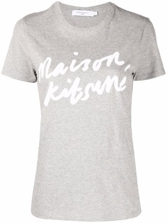 Maison Kitsuné футболка с логотипом