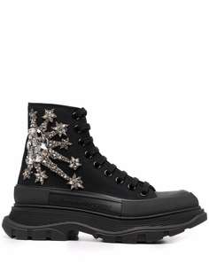 Alexander McQueen декорированные ботинки Tread Slick Montante