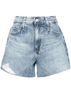 AG Jeans джинсовые шорты Alexis с завышенной талией