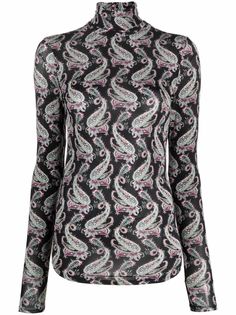 Isabel Marant топ Lizyela с принтом пейсли