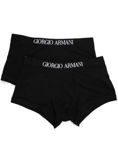Giorgio Armani комплект из двух пар боксеров с логотипом