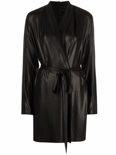 Rick Owens Lilies однобортное пальто с поясом