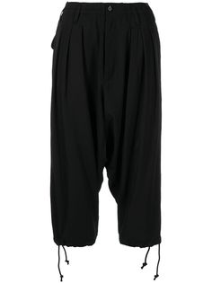 Yohji Yamamoto укороченные брюки Sarouel