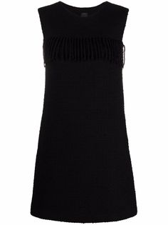 Pinko платье-трапеция с бахромой