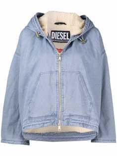 Diesel укороченная куртка с капюшоном