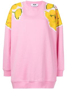 MSGM толстовка с цветочным принтом