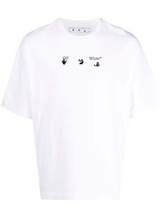 Off-White футболка с логотипом Arrows