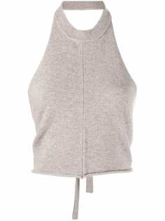 extreme cashmere укороченный топ из кашемира