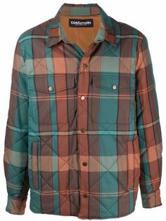 Costumein стеганая куртка в клетку