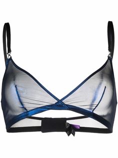 Maison Close бюстгальтер Blue Angel стреугольными чашками