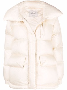 Woolrich куртка-пуховик с высоким воротником