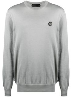 Philipp Plein джемпер с нашивкой-логотипом