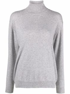 Brunello Cucinelli кашемировый джемпер с высоким воротником