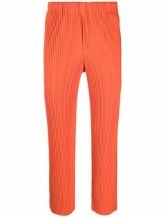 Homme Plissé Issey Miyake плиссированные брюки прямого кроя