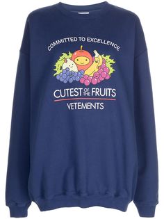 VETEMENTS толстовка Cutest of Fruits