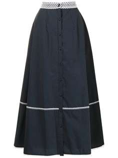 Erdem юбка Mervyn с кружевным поясом
