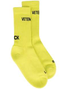 VETEMENTS носки с логотипом