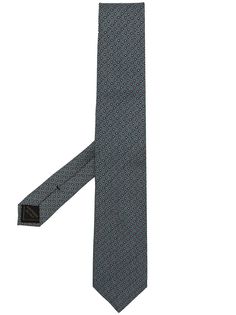 Brioni шелковый галстук с жаккардовым узором