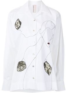 Antonio Marras рубашка с абстрактным принтом