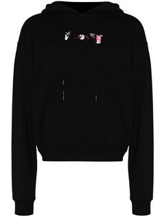 Off-White худи Acrylic Arrow с кулиской