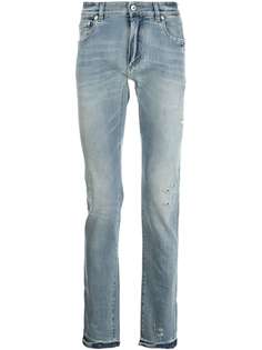 Dolce & Gabbana узкие джинсы с эффектом потертости