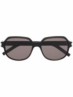 Saint Laurent Eyewear солнцезащитные очки в массивной оправе